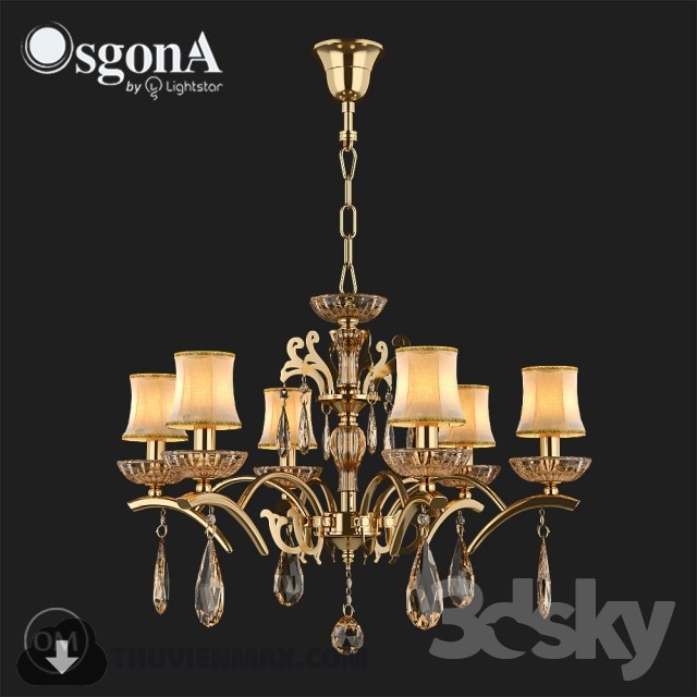 3DSKY MODELS – CEILING LIGHT 3D MODELS – 257 - thumbnail 1