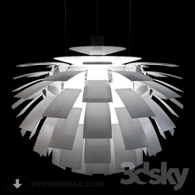 3DSKY MODELS – CEILING LIGHT 3D MODELS – 261 - thumbnail 1