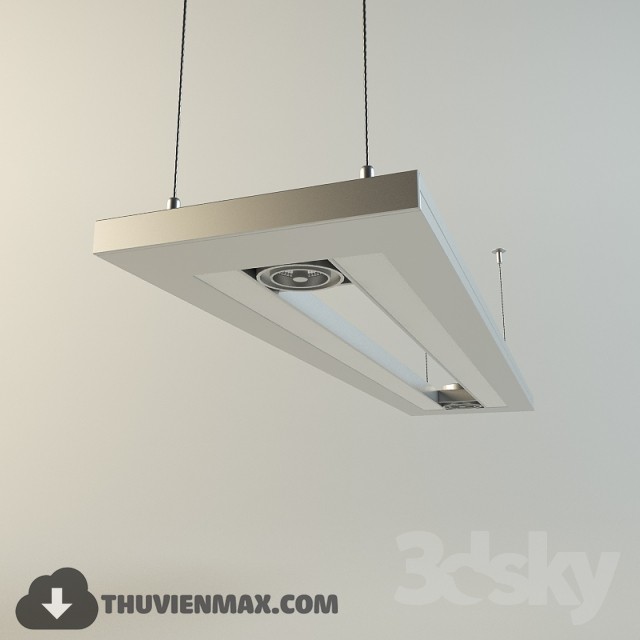 3DSKY MODELS – CEILING LIGHT 3D MODELS – 265 - thumbnail 1