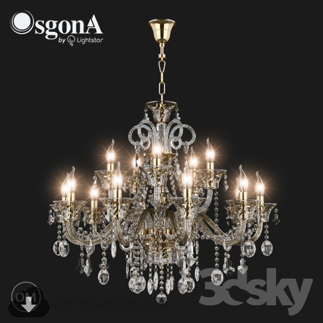 3DSKY MODELS – CEILING LIGHT 3D MODELS – 266 - thumbnail 1