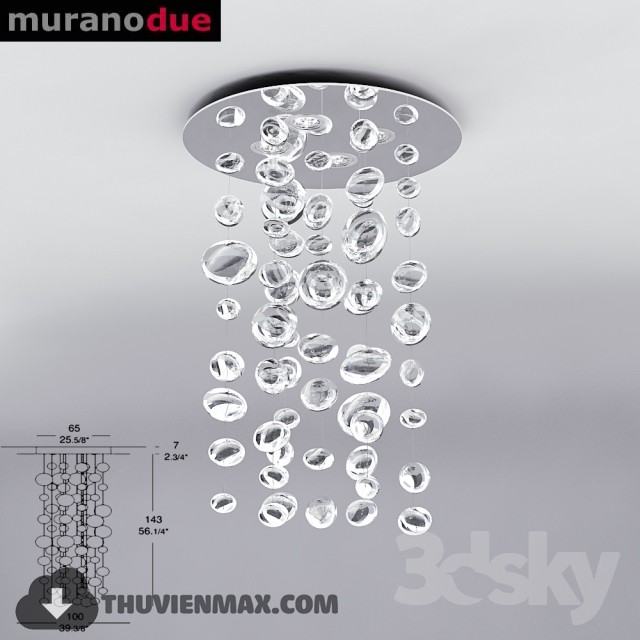 3DSKY MODELS – CEILING LIGHT 3D MODELS – 280 - thumbnail 1