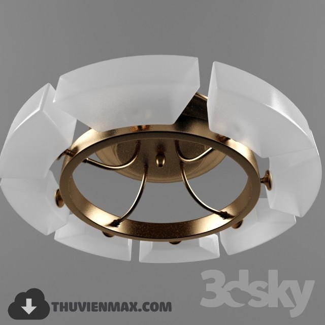 3DSKY MODELS – CEILING LIGHT 3D MODELS – 284 - thumbnail 1