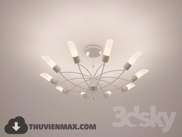 3DSKY MODELS – CEILING LIGHT 3D MODELS – 288 - thumbnail 1