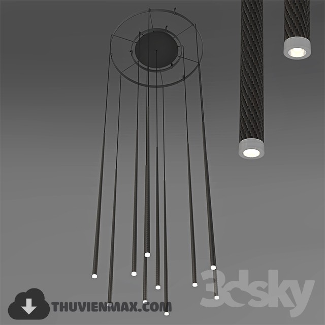 3DSKY MODELS – CEILING LIGHT 3D MODELS – 293 - thumbnail 1