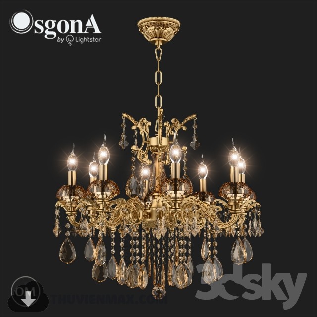 3DSKY MODELS – CEILING LIGHT 3D MODELS – 299 - thumbnail 1