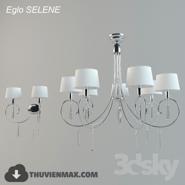 3DSKY MODELS – CEILING LIGHT 3D MODELS – 302 - thumbnail 1