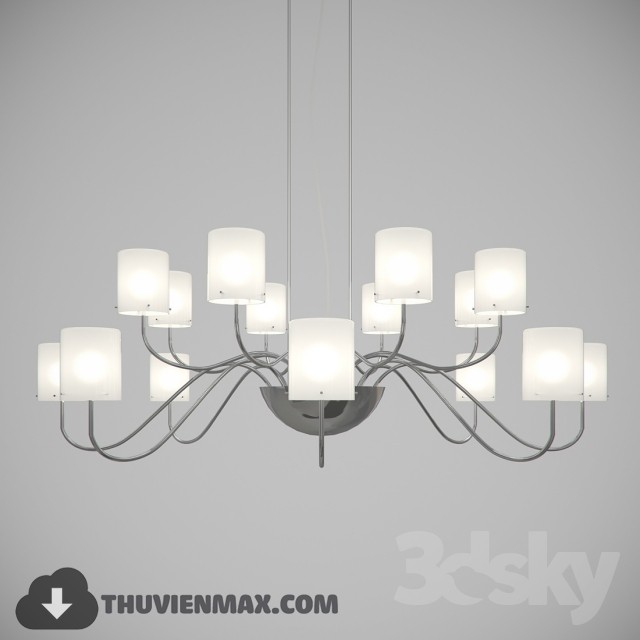 3DSKY MODELS – CEILING LIGHT 3D MODELS – 306 - thumbnail 1