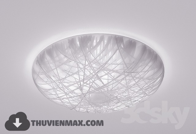 3DSKY MODELS – CEILING LIGHT 3D MODELS – 309 - thumbnail 1