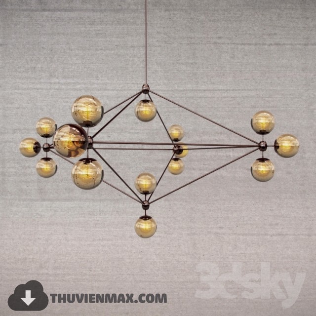 3DSKY MODELS – CEILING LIGHT 3D MODELS – 313 - thumbnail 1