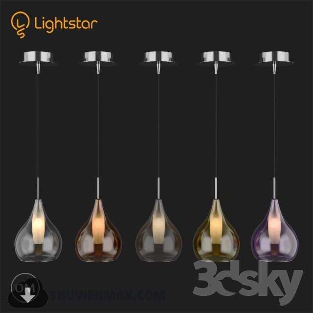 3DSKY MODELS – CEILING LIGHT 3D MODELS – 340 - thumbnail 1