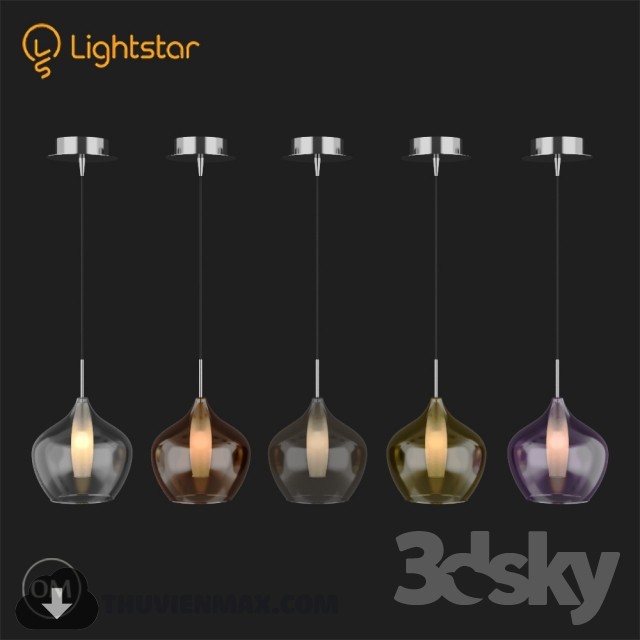 3DSKY MODELS – CEILING LIGHT 3D MODELS – 341 - thumbnail 1