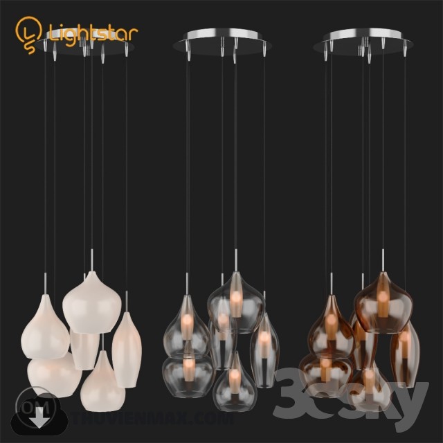 3DSKY MODELS – CEILING LIGHT 3D MODELS – 343 - thumbnail 1