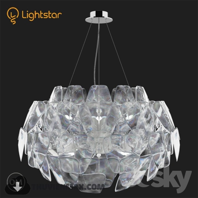 3DSKY MODELS – CEILING LIGHT 3D MODELS – 344 - thumbnail 1