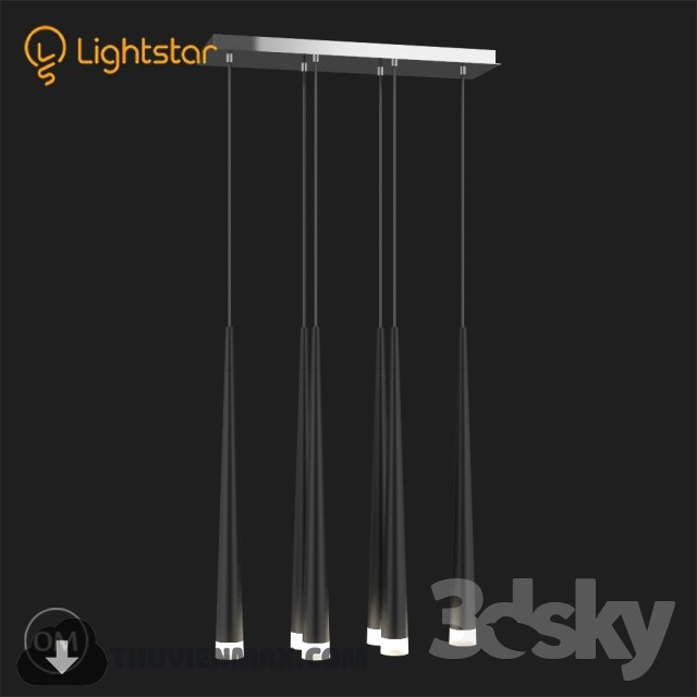 3DSKY MODELS – CEILING LIGHT 3D MODELS – 348 - thumbnail 1