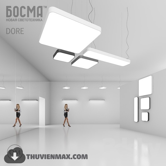 3DSKY MODELS – CEILING LIGHT 3D MODELS – 351 - thumbnail 1