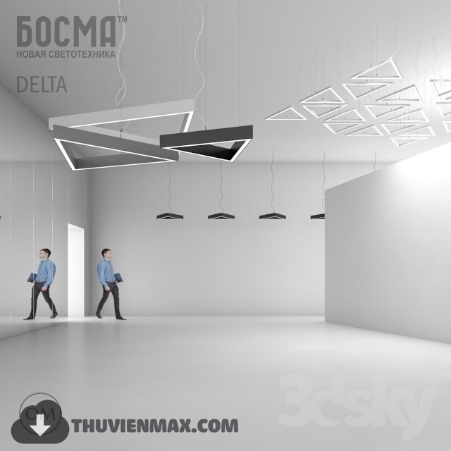 3DSKY MODELS – CEILING LIGHT 3D MODELS – 354 - thumbnail 1