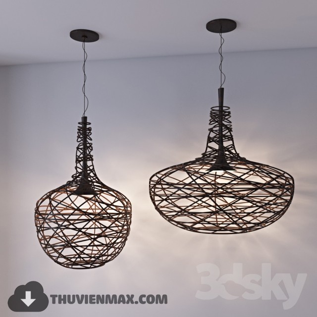 3DSKY MODELS – CEILING LIGHT 3D MODELS – 363 - thumbnail 1