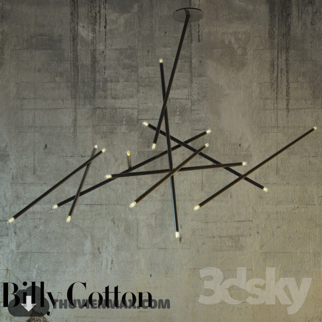 3DSKY MODELS – CEILING LIGHT 3D MODELS – 364 - thumbnail 1