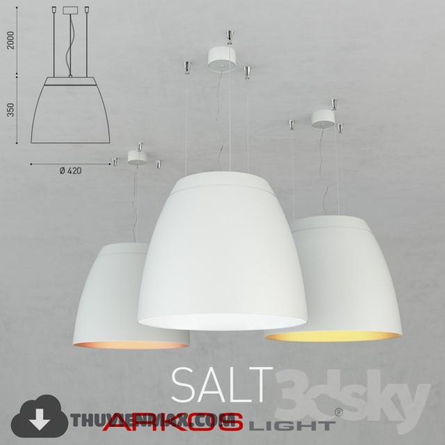 3DSKY MODELS – CEILING LIGHT 3D MODELS – 365 - thumbnail 1