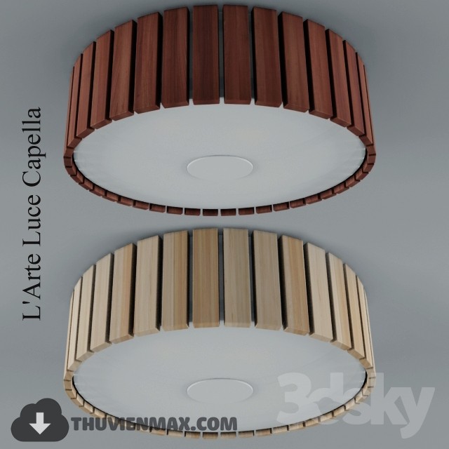 3DSKY MODELS – CEILING LIGHT 3D MODELS – 373 - thumbnail 1