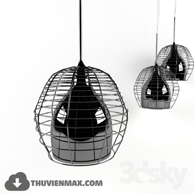 3DSKY MODELS – CEILING LIGHT 3D MODELS – 378 - thumbnail 1