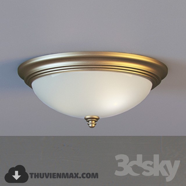 3DSKY MODELS – CEILING LIGHT 3D MODELS – 379 - thumbnail 1