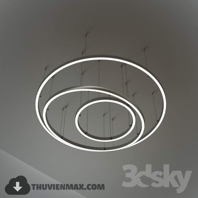 3DSKY MODELS – CEILING LIGHT 3D MODELS – 390 - thumbnail 1