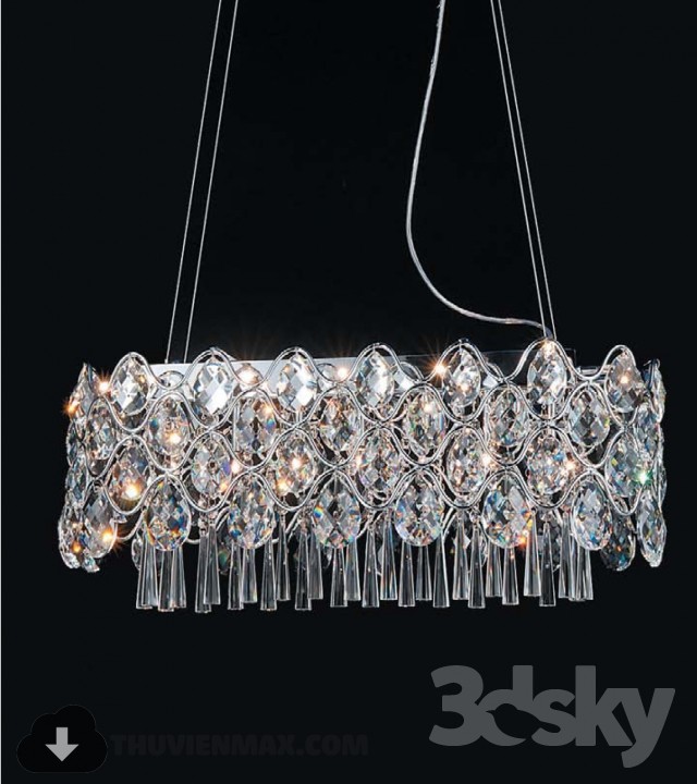 3DSKY MODELS – CEILING LIGHT 3D MODELS – 395 - thumbnail 1