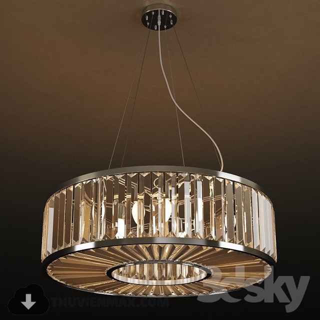 3DSKY MODELS – CEILING LIGHT 3D MODELS – 412 - thumbnail 1