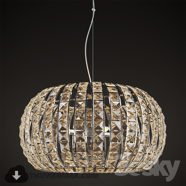 3DSKY MODELS – CEILING LIGHT 3D MODELS – 414 - thumbnail 1