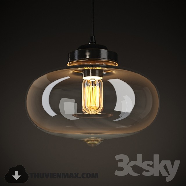 3DSKY MODELS – CEILING LIGHT 3D MODELS – 419 - thumbnail 1