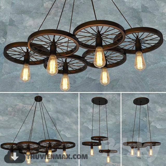 3DSKY MODELS – CEILING LIGHT 3D MODELS – 423 - thumbnail 1