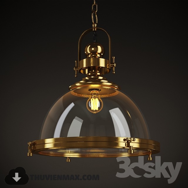 3DSKY MODELS – CEILING LIGHT 3D MODELS – 425 - thumbnail 1