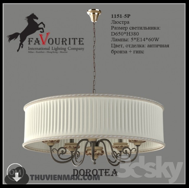 3DSKY MODELS – CEILING LIGHT 3D MODELS – 429 - thumbnail 1