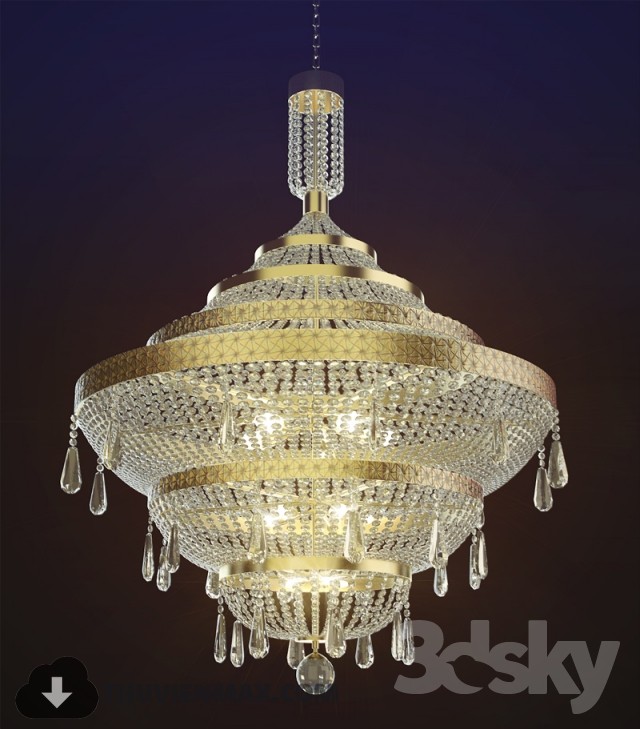 3DSKY MODELS – CEILING LIGHT 3D MODELS – 431 - thumbnail 1