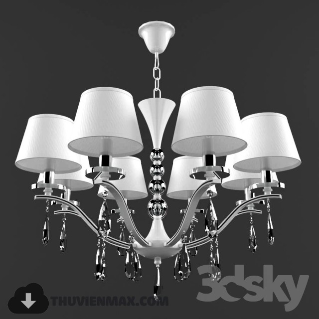 3DSKY MODELS – CEILING LIGHT 3D MODELS – 432 - thumbnail 1