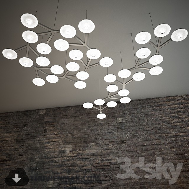 3DSKY MODELS – CEILING LIGHT 3D MODELS – 434 - thumbnail 1