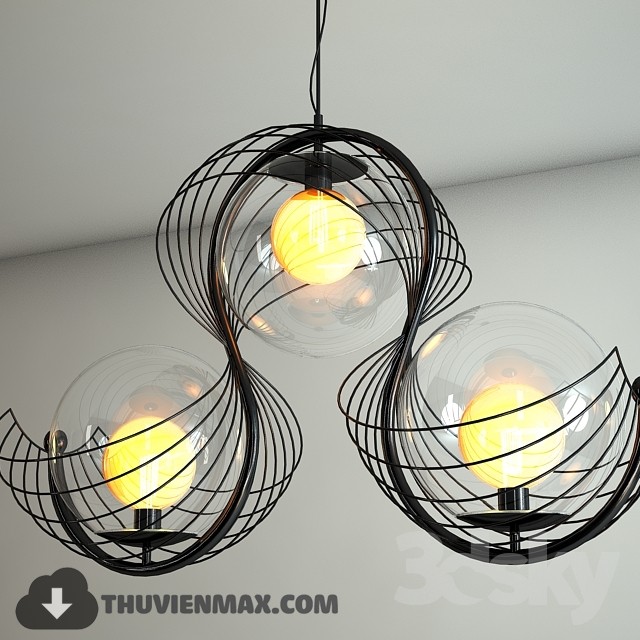 3DSKY MODELS – CEILING LIGHT 3D MODELS – 435 - thumbnail 1