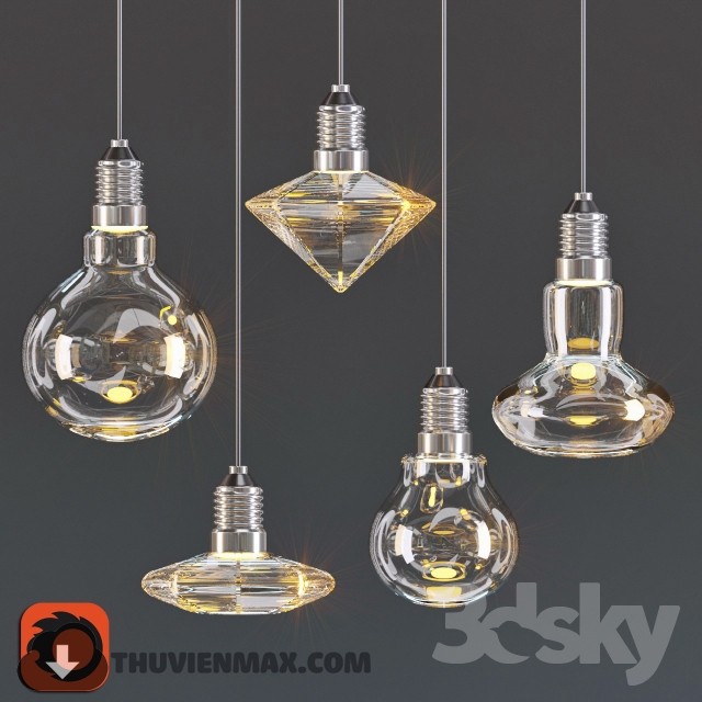 3DSKY MODELS – CEILING LIGHT 3D MODELS – 440 - thumbnail 1