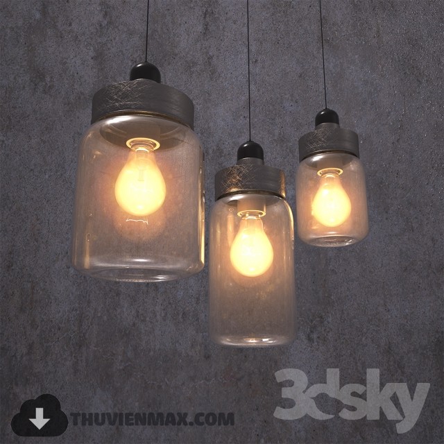 3DSKY MODELS – CEILING LIGHT 3D MODELS – 446 - thumbnail 1