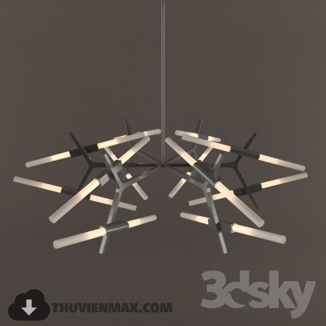 3DSKY MODELS – CEILING LIGHT 3D MODELS – 448 - thumbnail 1