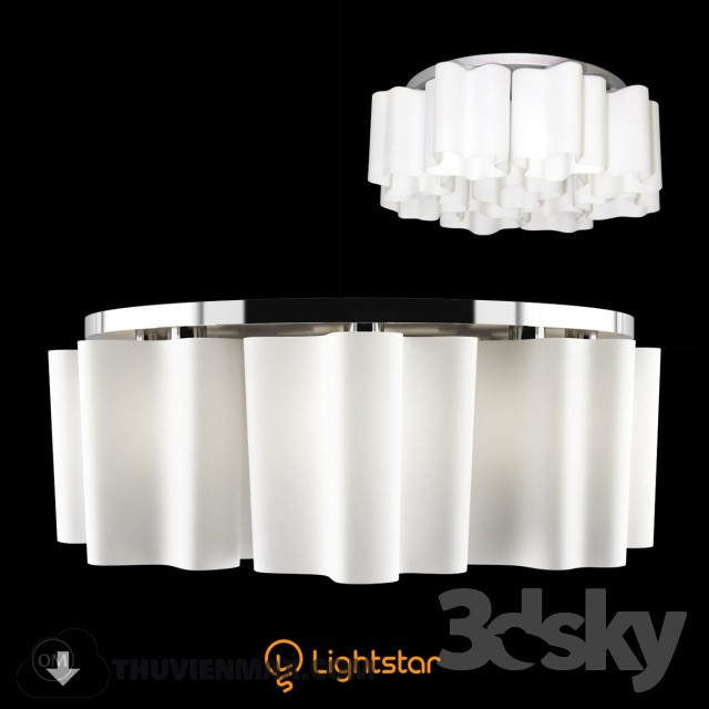 3DSKY MODELS – CEILING LIGHT 3D MODELS – 452 - thumbnail 1