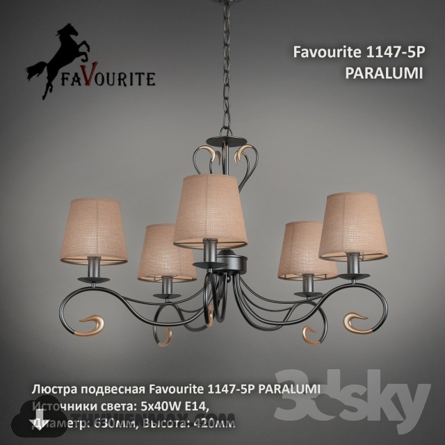 3DSKY MODELS – CEILING LIGHT 3D MODELS – 482 - thumbnail 1