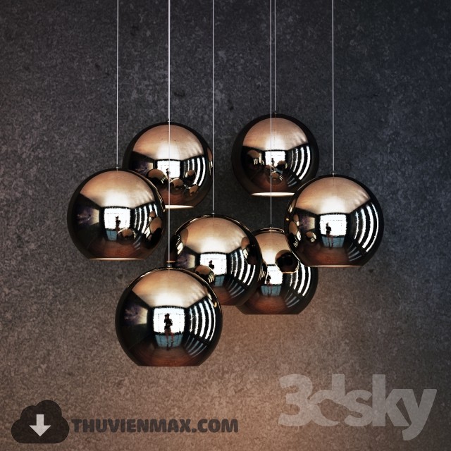 3DSKY MODELS – CEILING LIGHT 3D MODELS – 489 - thumbnail 1