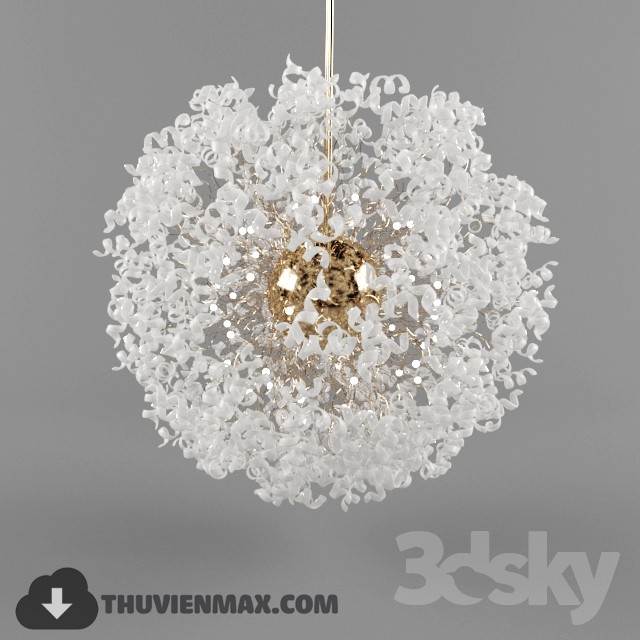 3DSKY MODELS – CEILING LIGHT 3D MODELS – 509 - thumbnail 1