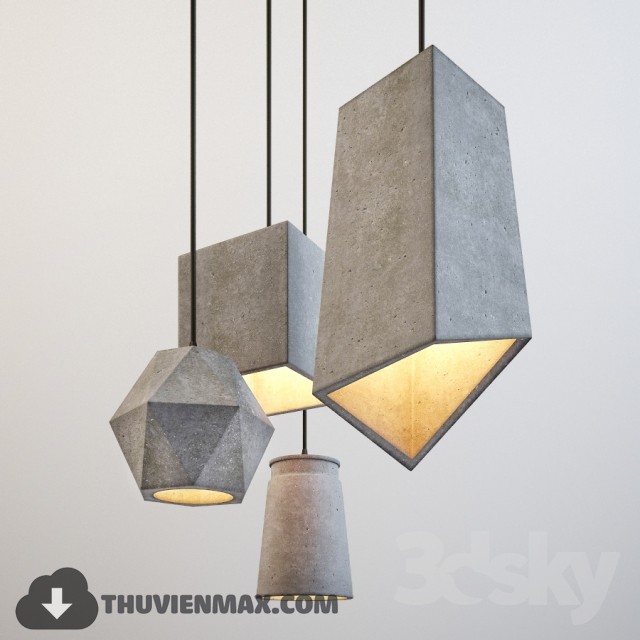 3DSKY MODELS – CEILING LIGHT 3D MODELS – 527 - thumbnail 1