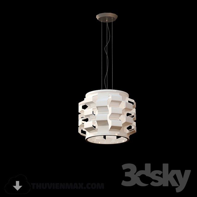 3DSKY MODELS – CEILING LIGHT 3D MODELS – 557 - thumbnail 1