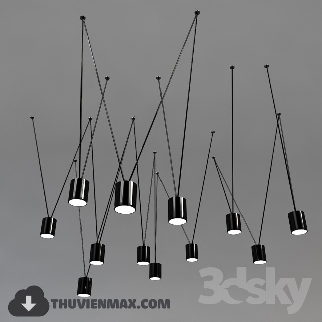 3DSKY MODELS – CEILING LIGHT 3D MODELS – 561 - thumbnail 1