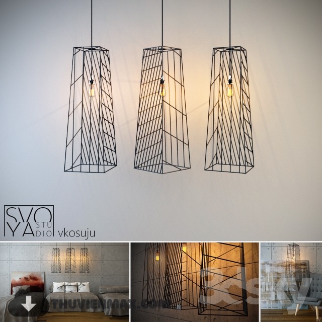 3DSKY MODELS – CEILING LIGHT 3D MODELS – 578 - thumbnail 1