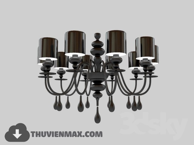 3DSKY MODELS – CEILING LIGHT 3D MODELS – 579 - thumbnail 1